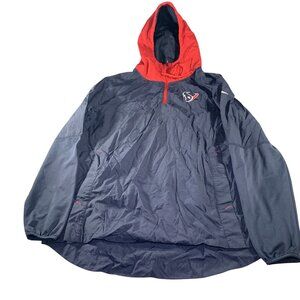Nike NFL On Field Apparel Houston Texans Men Rain Jacket Windbreaker Size Medium